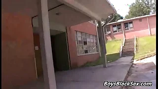 BlacksOnBoys - Interracial Bareback Hardcore Gay Fuck Video 20